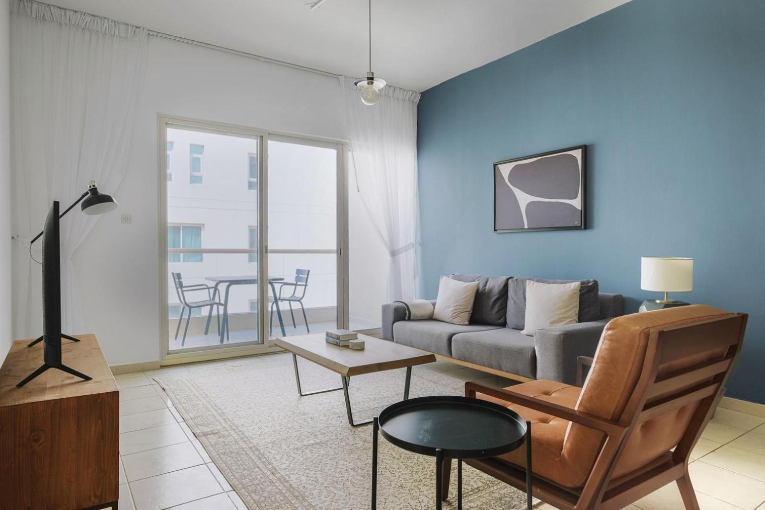 Blueground Greens City View Furnished Dxb-1533 *